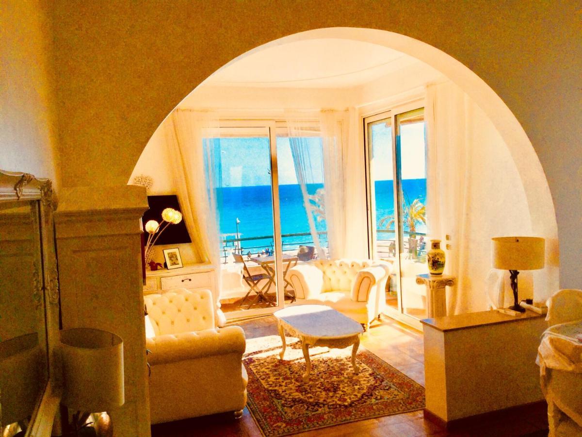 Endless Stunning Mediterranean Sea Views Promenade Des Anglais Nice Buitenkant foto