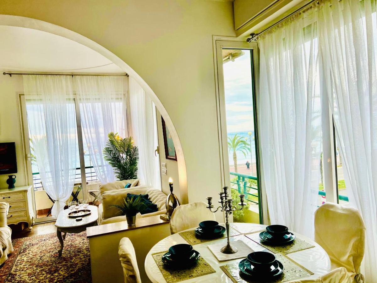 Endless Stunning Mediterranean Sea Views Promenade Des Anglais Nice Buitenkant foto